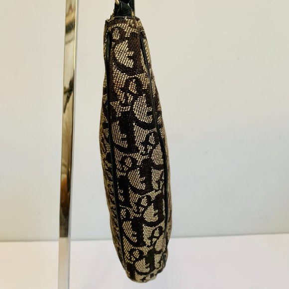 DIOR Y2K DIORISSIMO TROTTER SADDLE BAG BROWN  MADE IN SPAIN - Picture 9 of 13